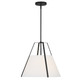 Fulton Three Light Pendant (FUL-904-BK)