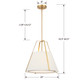 Fulton Three Light Pendant (FUL-904-GA)