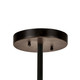 Fulton Six Light Chandelier (FUL-907-BK)