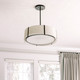 Fulton Six Light Chandelier (FUL-907-BK)