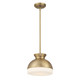 Crystorama - GID-4005-VG - One Light Mini Pendant - Gidget - Vibrant Gold