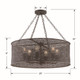 Jasmine Six Light Chandelier (JAS-A5016-FB)