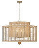 Crystorama - JAY-A5006-BS - Eight Light Chandelier - Jayna - Burnished Silver