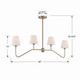 Keenan Four Light Chandelier (KEE-A3004-VG)