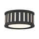 Crystorama - KEN-2200-BF - Two Light Flush Mount - Kendal - Black Forged