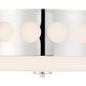 Kirby Two Light Flush Mount (KIR-B8100-PN)