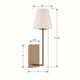 Lena One Light Wall Sconce (LEN-250-OP-VG)