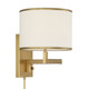 Madison One Light Wall Sconce (MAD-B4101-AG) Madison One Light Wall Sconce (MAD-B4101-AG)