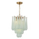 Crystorama - OLL-6004-AG-GR - Four Light Pendant - Ollie - Aged Brass