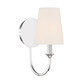 Payton One Light Wall Sconce (PAY-921-CH)