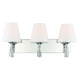 Crystorama - RAM-A3403-PN - Three Light Bathroom Vanity - Ramsey - Polished Nickel
