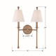 Riverdale Two Light Wall Sconce (RIV-383-AG)