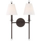 Riverdale Two Light Wall Sconce (RIV-383-DB)