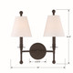 Riverdale Two Light Wall Sconce (RIV-383-DB) Riverdale Two Light Wall Sconce (RIV-383-DB)