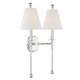 Riverdale Two Light Wall Sconce (RIV-383-PN) Riverdale Two Light Wall Sconce (RIV-383-PN)