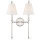 Riverdale Two Light Wall Sconce (RIV-383-PN)