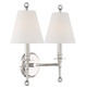 Riverdale Two Light Wall Sconce (RIV-383-PN) Riverdale Two Light Wall Sconce (RIV-383-PN)