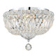 Roslyn Three Light Flush Mount (ROS-A1003-CH-CL-MWP)