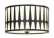 Crystorama - ROY-800-BK - Three Light Flush Mount - Royston - Black