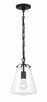 Crystorama - VSS-7003-MK - One Light Mini Pendant - Voss - Matte Black Crystorama - VSS-7003-MK - One Light Mini Pendant - Voss - Matte Black
