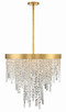 Crystorama - WIN-216-GA-CL-MWP - Six Light Chandelier - Winfield - Antique Gold