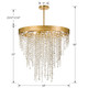 Winham Six Light Chandelier (WIN-616-GA-CL-MWP) Winham Six Light Chandelier (WIN-616-GA-CL-MWP)