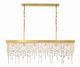Crystorama - WIN-617-GA-CL-MWP - Six Light Chandelier - Winham - Antique Gold