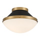 Crystorama - XAN-8001-VG-MK - One Light Flush Mount - Xander - Vibrant Gold