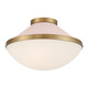Crystorama - XAN-8002-VG-BH - Two Light Flush Mount - Xander - Vibrant Gold
