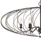 Zucca Six Light Chandelier (ZUC-A9036-EB-GA)