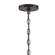 Zucca Six Light Chandelier (ZUC-A9036-EB-GA)