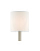 Currey and Company - 0455 - Shade - White Cotton Chandelier Shade - White Cotton
