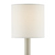 Currey and Company - 0900-0023 - Chandelier Shade - Off-White Fine Grasscloth - Off-White
