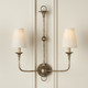 Ivory Fine Grasscloth Chandelier Shade (0900-0025)
