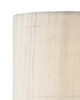 Ivory Fine Grasscloth Chandelier Shade (0900-0026)