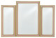 Currey and Company - 1000-0024 - Mirror - Arden Collection - Silver Peony/Satin Brass/Mirror
