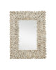 Currey and Company - 1000-0150 - Mirror - Beachhead - Whitewashed Driftwood