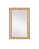 Currey and Company - 1000-0158 - Mirror - Dezi Collection - Natural / Brass