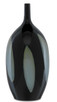 Currey and Company - 1200-0409 - Vase - Let Us Twist The Glass Collection - Black/Blue