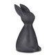 Currey and Company - 1200-0655 - Rabbit - Black Marble Rabbit - Black