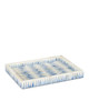 Currey and Company - 1200-0764 - Tray - Nadene Collection - Blue/White