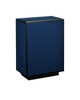 Currey and Company - 3000-0314 - Side Table - Lacquer - Navy/Black/Clear