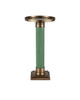 Currey and Company - 4000-0209 - Accent Table - Gavin - Green/Antique Brass
