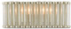 Currey and Company - 5000-0187 - Two Light Wall Sconce - Warwick - Clear/Contemporary Silver Leaf