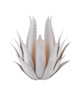 Currey and Company - 5000-0259 - One Light Wall Sconce - Agave - Gesso White