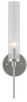 Currey and Company - 5800-0005 - One Light Wall Sconce - Bellings - Polished Nickel/Clear
