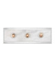 Currey and Company - 5800-0054 - Three Light Bath Wall Sconce - Berdine Collection - Natural / Polished Nickel