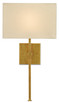 Currey and Company - 5900-0005 - One Light Wall Sconce - Ashdown - Antique Gold Leaf