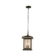 Trans Globe Imports - 45643 WB - Two Light Hanging Lantern - Santa Cruz - Weathered Bronze Trans Globe Imports - 45643 WB - Two Light Hanging Lantern - Santa Cruz - Weathered Bronze