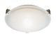 Trans Globe Imports - 59007 BN - Three Light Flushmount - Neptune - Brushed Nickel